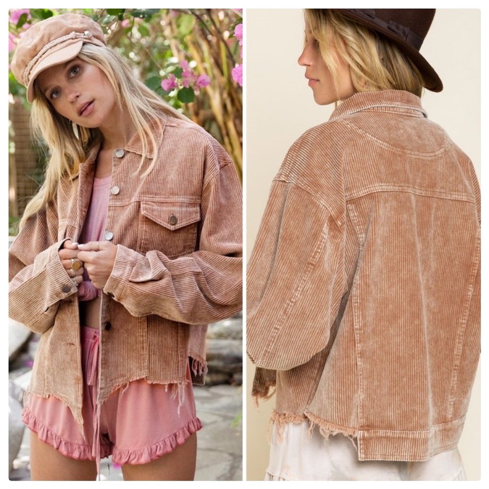 *Re-Stocked* POL Basic Vintage Corduroy Jacket - Picture 6 of 16